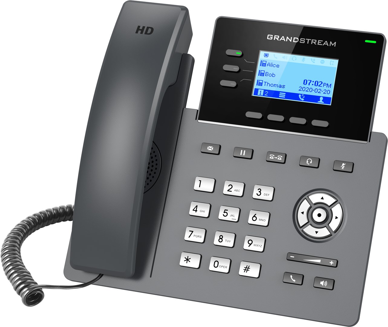 Grandstream Networks GRP2603P IP phone Black 3 lines LCD Grandstream Networks GRP2603P IP phone Black 3 lines LCD