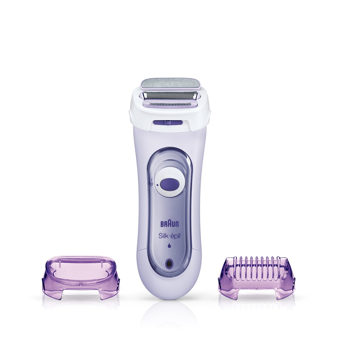 BRAUN Silk-épil LS 5560 Lady Shaver Epilator Lilac BRAUN Silk-épil LS 5560 Lady Shaver Epilator Lilac