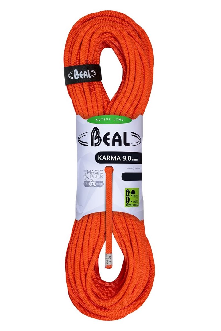 Rope feed 9,8mm 80m-solid orange BEAL Rope feed 9,8mm 80m-solid orange BEAL