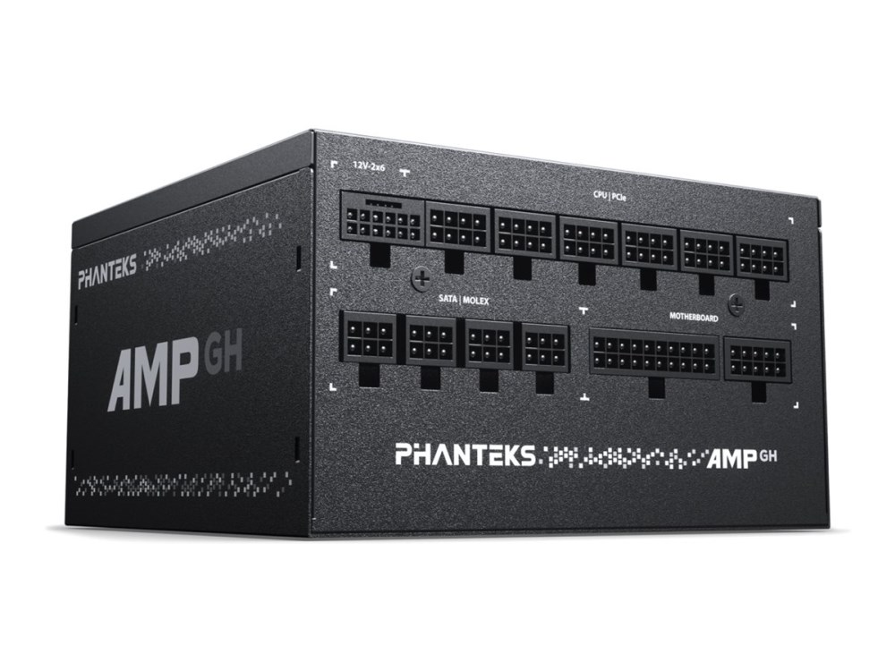 Phanteks AMP GH power supply unit 1000 W 18+10 pin ATX ATX Black Phanteks AMP GH power supply unit 1000 W 18+10 pin ATX ATX Black