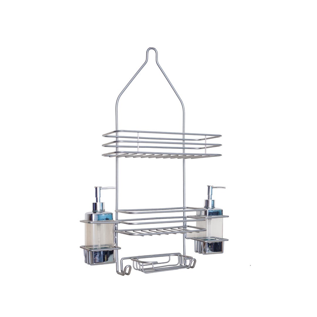 RAYEN Shower shelf with soap dispensers RAYEN Shower shelf with soap dispensers