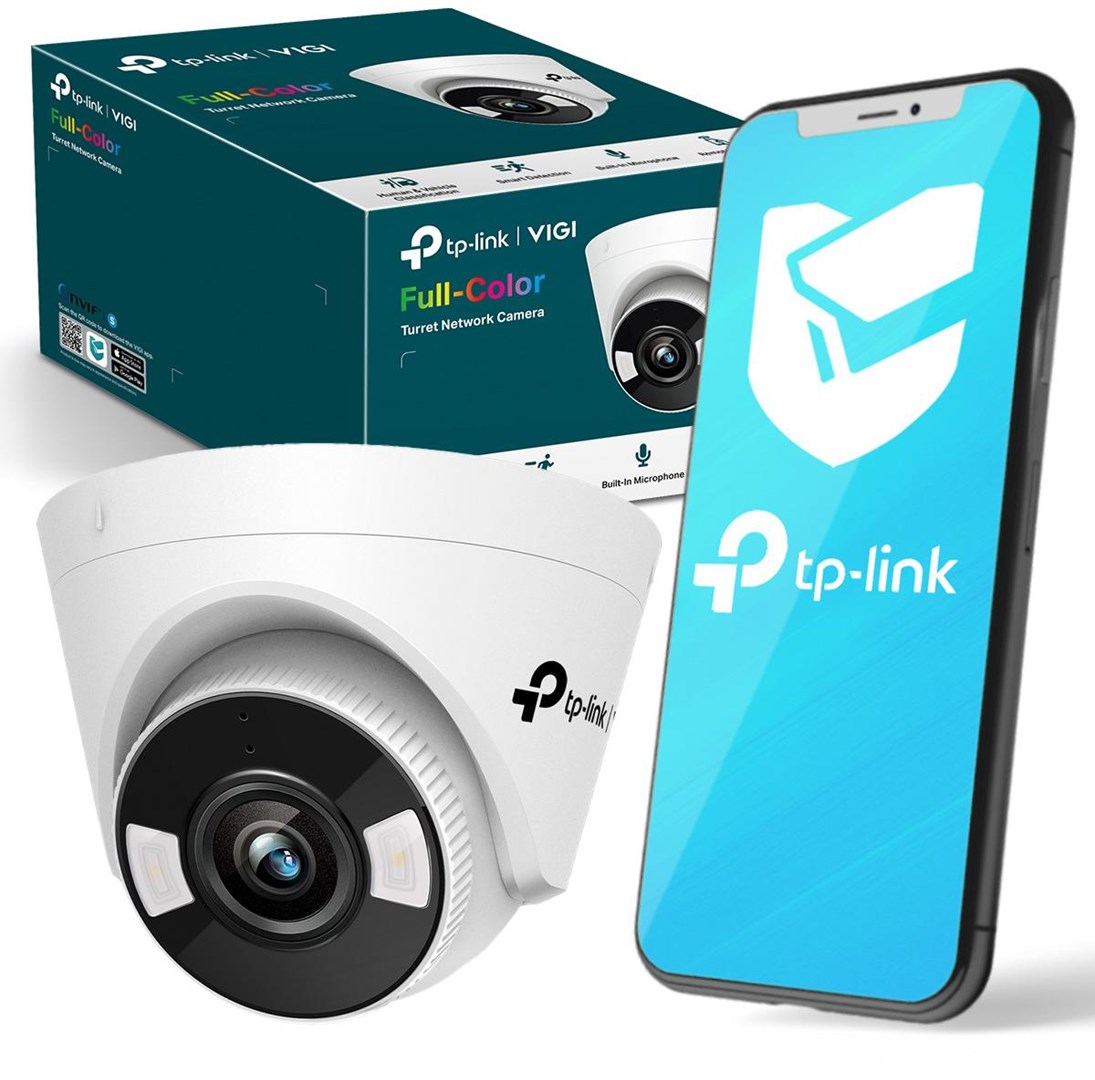 TP-LINK | VIGI 3MP Full-Color Turret Network Camera | VIGI C430 | Dome | 3 MP | 2.8 mm | Power over Ethernet (PoE) | H.265+/H.265/H.264+/H.264 | Does not apply TP-LINK | VIGI 3MP Full-Color Turret Network Camera | VIGI C430 | Dome | 3 MP | 2.8 mm | Power over Ethernet (PoE) | H.265+/H.265/H.264+/H.264 | Does not apply