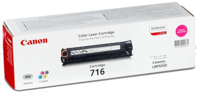 Canon Toner 716 toner cartridge 1 pc(s) Original Magenta Canon Toner 716 toner cartridge 1 pc(s) Original Magenta