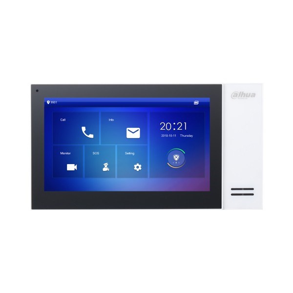 Dahua Technology VTH2421FW video intercom system 17.8 cm (7") Black, White Dahua Technology VTH2421FW video intercom system 17.8 cm (7") Black, White