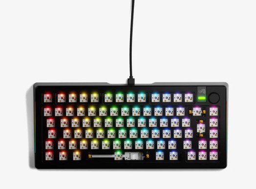 Glorious PC Gaming Race GMMK 3 PRO Barebones keyboard Home USB No Black Glorious PC Gaming Race GMMK 3 PRO Barebones keyboard Home USB No Black