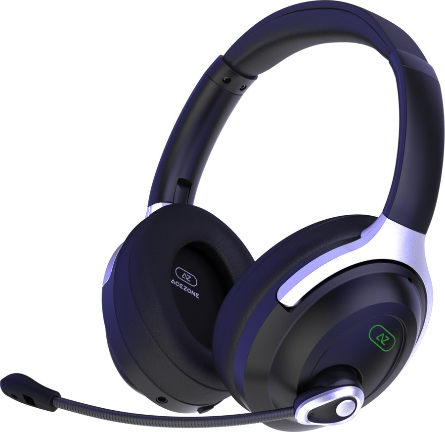 Acezone A-Spire Headset Wired & Wireless Head-band Gaming USB Type-C Bluetooth Black Acezone A-Spire Headset Wired & Wireless Head-band Gaming USB Type-C Bluetooth Black