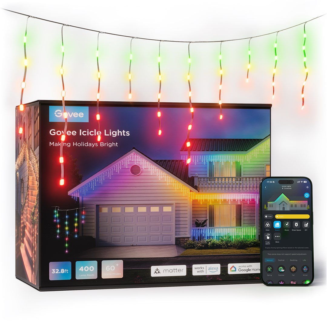 Govee H70D1 Icicle Lights | LED Lighting | Govee H70D1 Icicle Lights | LED Lighting |
