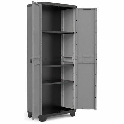 KETER TOOL CABINET WITH SHELVES STILO 68 x 39 x 173cm IT New KETER TOOL CABINET WITH SHELVES STILO 68 x 39 x 173cm IT New