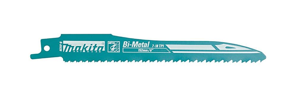 MAKITA RECIPROCATING SAW BLADE BIM 152x0,9mm /25pcs. METAL, PVC (FAST) MAKITA RECIPROCATING SAW BLADE BIM 152x0,9mm /25pcs. METAL, PVC (FAST)