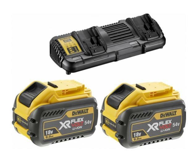 DCB132 Flexvolt Kit - 2 x DCB547 18V/54V 9.0Ah Batteries DCB132 Flexvolt Kit - 2 x DCB547 18V/54V 9.0Ah Batteries