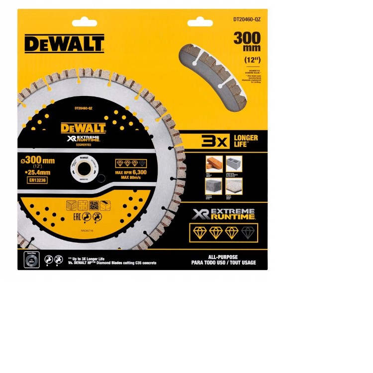 DEWALT DIAL DIAM. SEG. 300mm ELITE REPLACEMENT GENERAL DEWALT DIAL DIAM. SEG. 300mm ELITE REPLACEMENT GENERAL