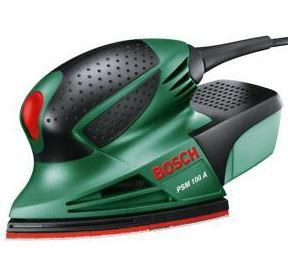 Bosch PSM 100 A Multi sander 26000 OPM Black, Green, Red Bosch PSM 100 A Multi sander 26000 OPM Black, Green, Red