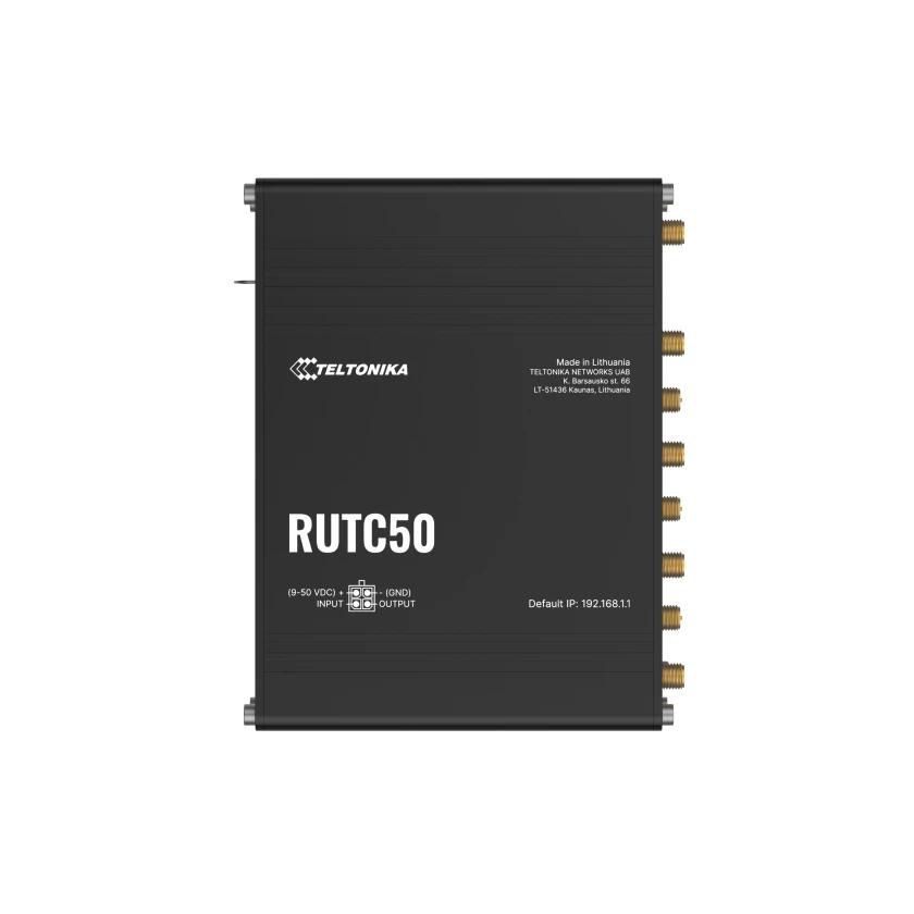 Teltonika RUTC50 wireless router Gigabit Ethernet Dual-band (2.4 GHz / 5 GHz) 5G Black Teltonika RUTC50 wireless router Gigabit Ethernet Dual-band (2.4 GHz / 5 GHz) 5G Black