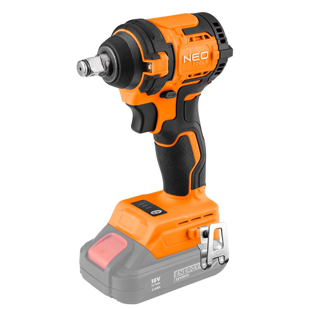 Brushless impact wrench 18V, 350Nm, 1/2", compact, Energy+, without battery Brushless impact wrench 18V, 350Nm, 1/2", compact, Energy+, without battery
