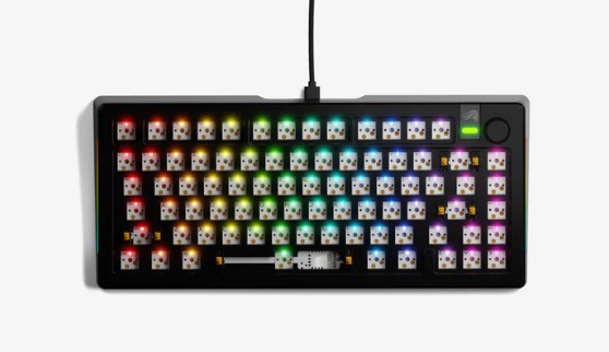 Glorious Gaming GMMK 3 PRO 75% Barebones Wired Black - US Glorious Gaming GMMK 3 PRO 75% Barebones Wired Black - US