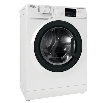 Whirlpool Washing machine | WRSB 7259 WB EU | Energy efficiency class B | Front loading | Washing capacity 7 kg | 1200 RPM | Depth 43.5 cm | Width 59.5 cm | Display | LED | Steam function | White Whirlpool Washing machine | WRSB 7259 WB EU | Energy efficiency class B | Front loading | Washing capacity 7 kg | 1200 RPM | Depth 43.5 cm | Width 59.5 cm | Display | LED | Steam function | White