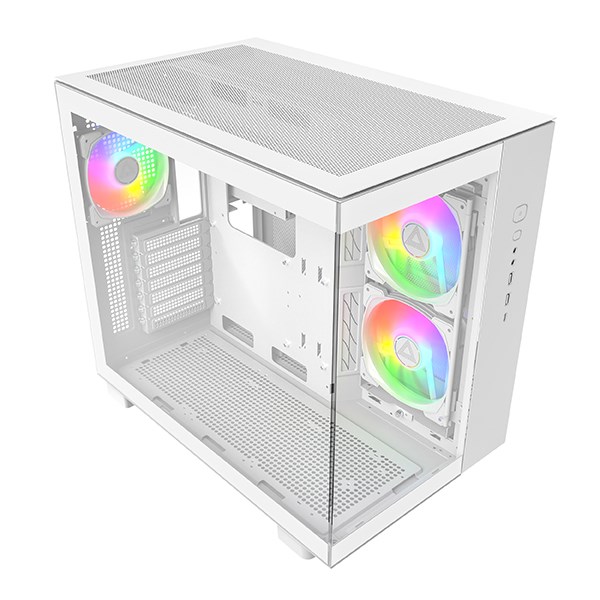 Montech KING 65 PRO PC Case, Midi-Tower, ATX, ARGB, Tempered Glass - white Montech KING 65 PRO PC Case, Midi-Tower, ATX, ARGB, Tempered Glass - white