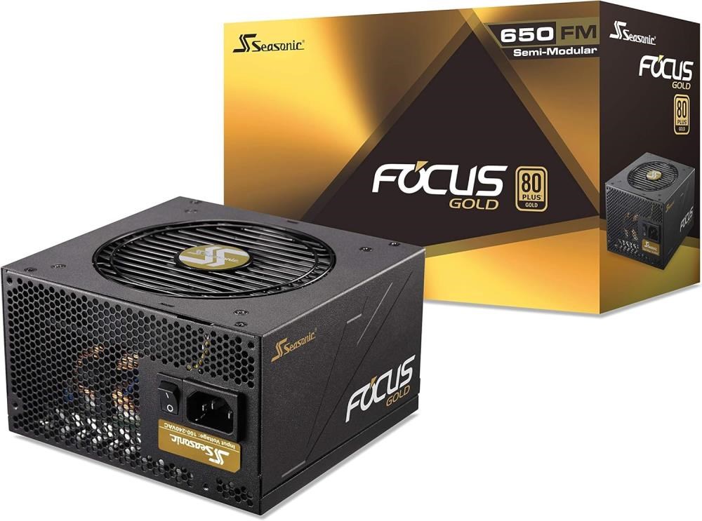 Seasonic G12 GM power supply unit 650 W 20+4 pin ATX ATX Black Seasonic G12 GM power supply unit 650 W 20+4 pin ATX ATX Black