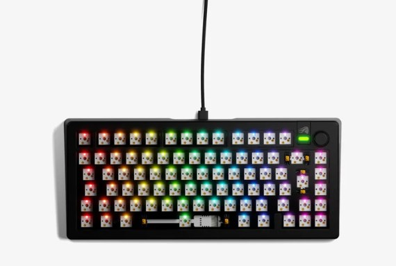 Glorious Gaming GMMK 3 75% Barebones Wired Black - ISO Glorious Gaming GMMK 3 75% Barebones Wired Black - ISO