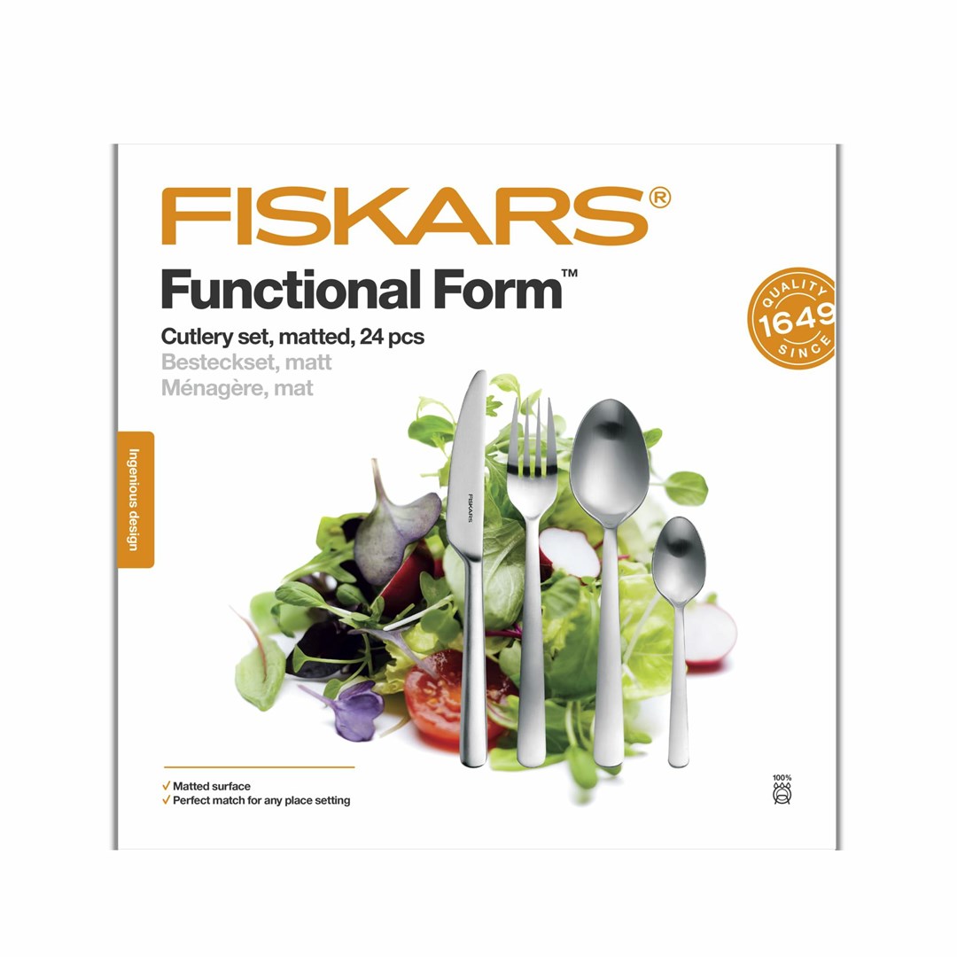 FS. CUTLERY SET 24 pcs. MATTE FF FS. CUTLERY SET 24 pcs. MATTE FF