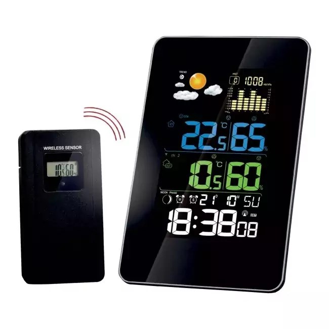 ELECTRONIC THERMOMETER OUTDOOR/INDOOR . WEATHER STATION SAFETY GALAXY ELECTRONIC THERMOMETER OUTDOOR/INDOOR . WEATHER STATION SAFETY GALAXY