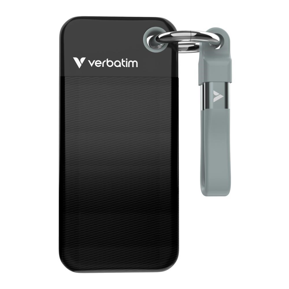 Verbatim Pocket SSD USB 3.2 Gen 2 2TB Black/Grey Verbatim Pocket SSD USB 3.2 Gen 2 2TB Black/Grey