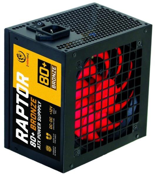 ATX Power Supply Rebeltec RAPTOR 500W, BRONZE 80+, Single Rail, DC-DC ATX Power Supply Rebeltec RAPTOR 500W, BRONZE 80+, Single Rail, DC-DC