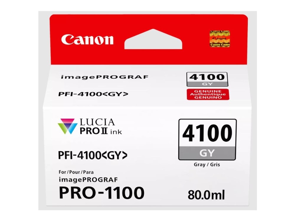 Canon LUCIA PRO II ink cartridge 1 pc(s) Original Standard Yield Grey Canon LUCIA PRO II ink cartridge 1 pc(s) Original Standard Yield Grey