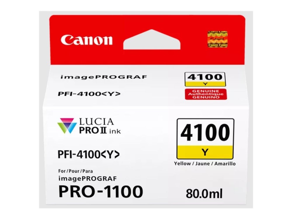 Canon LUCIA PRO II ink cartridge 1 pc(s) Original Standard Yield Yellow Canon LUCIA PRO II ink cartridge 1 pc(s) Original Standard Yield Yellow