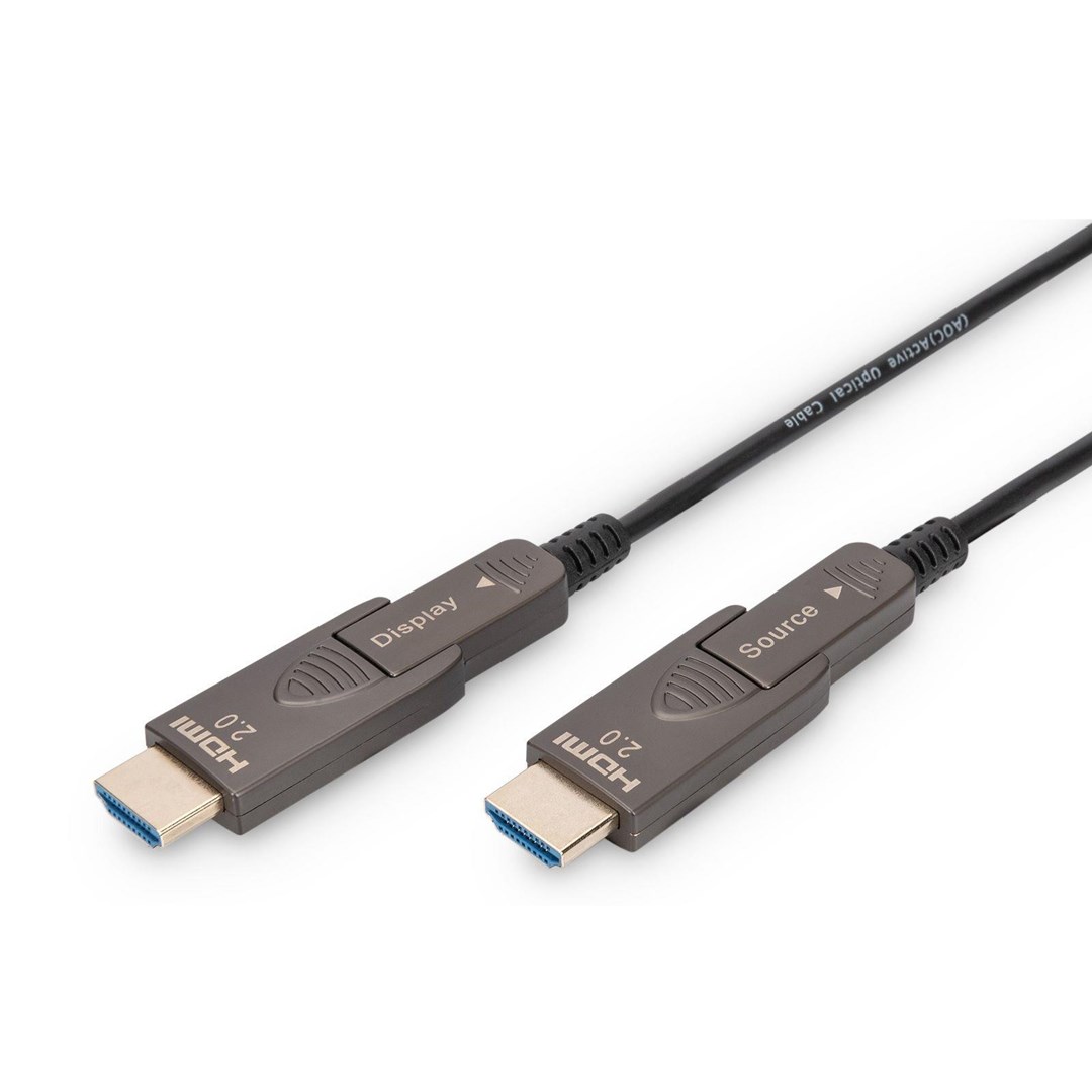 Digitus 4K - HDMI AOC Hybrid Fiber Optic Cable with 10m removable plug Digitus 4K - HDMI AOC Hybrid Fiber Optic Cable with 10m removable plug