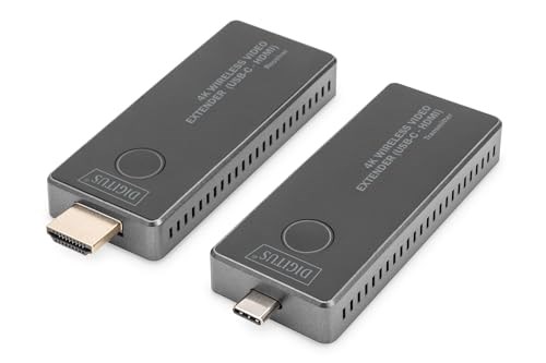 Digitus 4K Wireless Video Extender, 30 m (USB-C - HDMI) Digitus 4K Wireless Video Extender, 30 m (USB-C - HDMI)