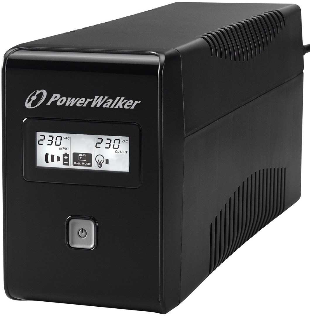 PowerWalker VI 850 LCD uninterruptible power supply (UPS) Line-Interactive 0.85 kVA 480 W PowerWalker VI 850 LCD uninterruptible power supply (UPS) Line-Interactive 0.85 kVA 480 W