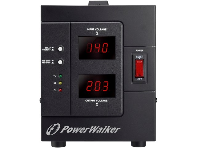 PowerWalker AVR 2000 SIV FR voltage regulator 2 AC outlet(s) 110 - 280 V Black PowerWalker AVR 2000 SIV FR voltage regulator 2 AC outlet(s) 110 - 280 V Black