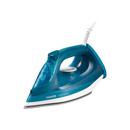 Philips 3000 series DST3040/70 iron Steam iron Ceramic soleplate 2400 W Blue Philips 3000 series DST3040/70 iron Steam iron Ceramic soleplate 2400 W Blue