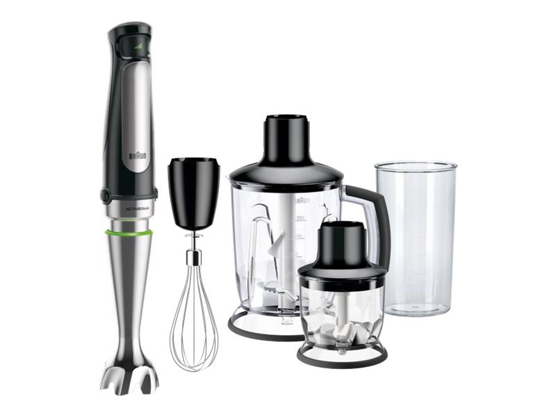 Braun MultiQuick 7 MQ 7045X 1.25 L Immersion blender 1000 W Black, Stainless steel Braun MultiQuick 7 MQ 7045X 1.25 L Immersion blender 1000 W Black, Stainless steel