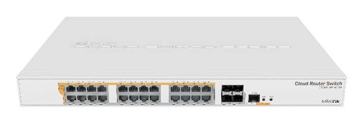 Mikrotik CRS328-24P-4S+RM network switch Managed L2/L3 Gigabit Ethernet (10/100/1000) Power over Ethernet (PoE) 1U White Mikrotik CRS328-24P-4S+RM network switch Managed L2/L3 Gigabit Ethernet (10/100/1000) Power over Ethernet (PoE) 1U White