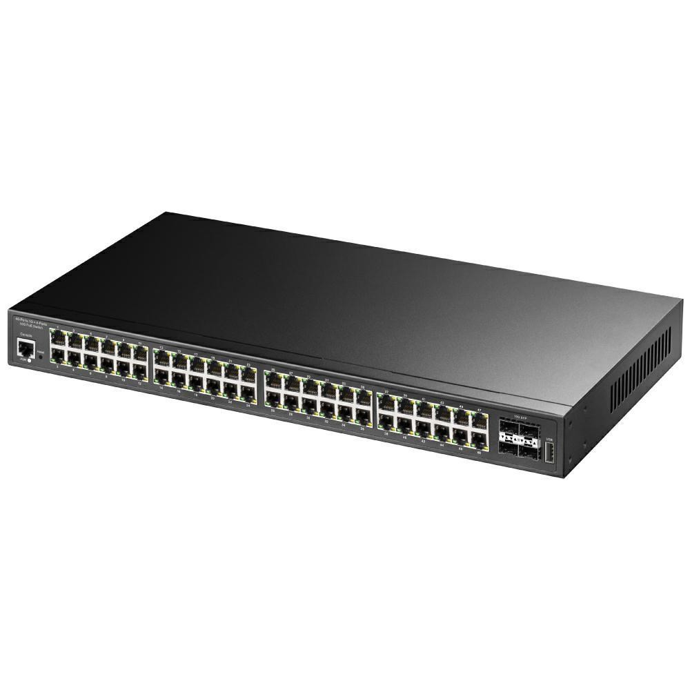 Cudy GS2048PS4 Managed L2 Gigabit Ethernet (10/100/1000) Power over Ethernet (PoE) Black Cudy GS2048PS4 Managed L2 Gigabit Ethernet (10/100/1000) Power over Ethernet (PoE) Black