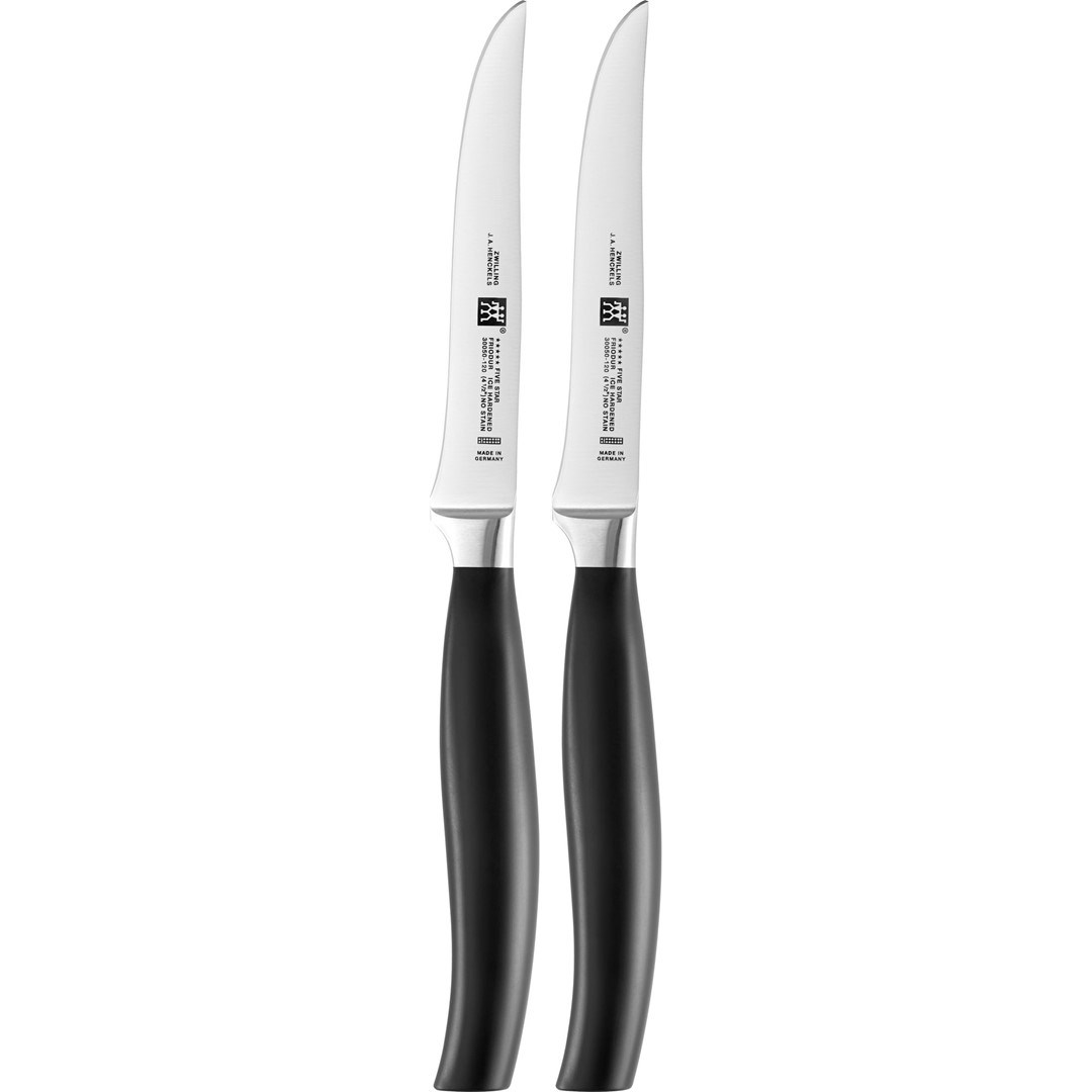 Set of 2 12 cm steak knives ZWILLING Five Star 30141-201-0 Set of 2 12 cm steak knives ZWILLING Five Star 30141-201-0
