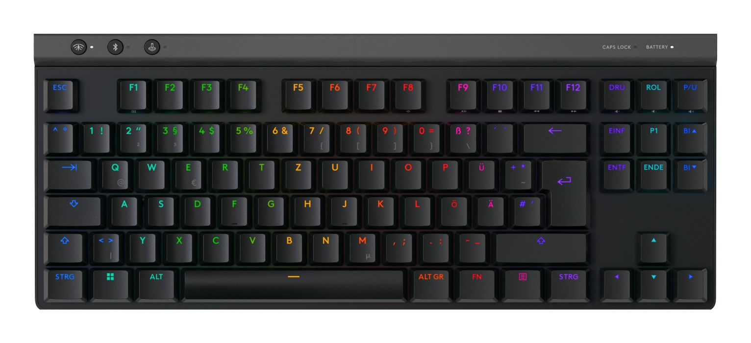 Logitech G515 keyboard Gaming RF Wireless + Bluetooth QWERTZ Czech Black Logitech G515 keyboard Gaming RF Wireless + Bluetooth QWERTZ Czech Black