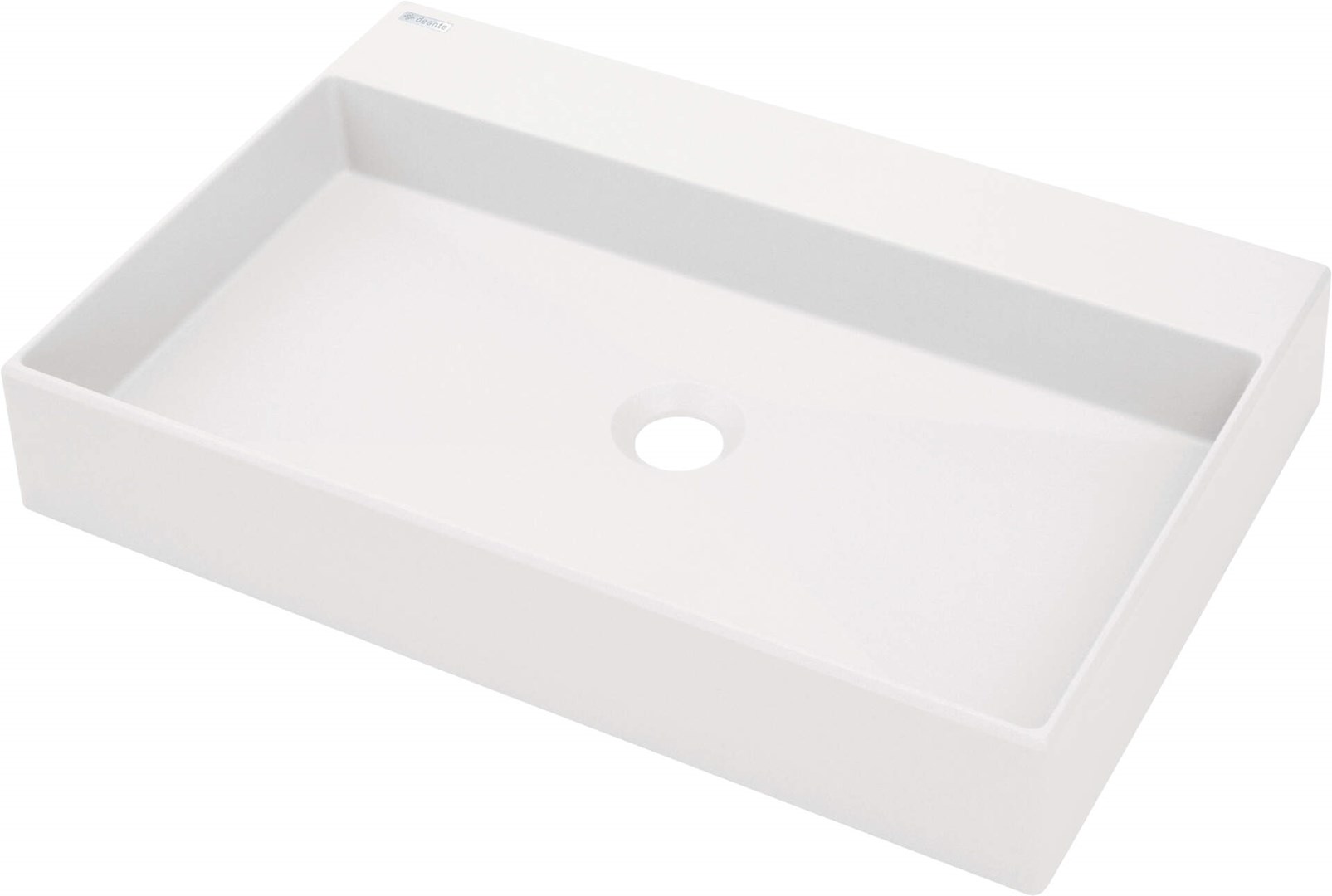 Granite countertop washbasin with space for a tap - 60x40 cm Granite countertop washbasin with space for a tap - 60x40 cm