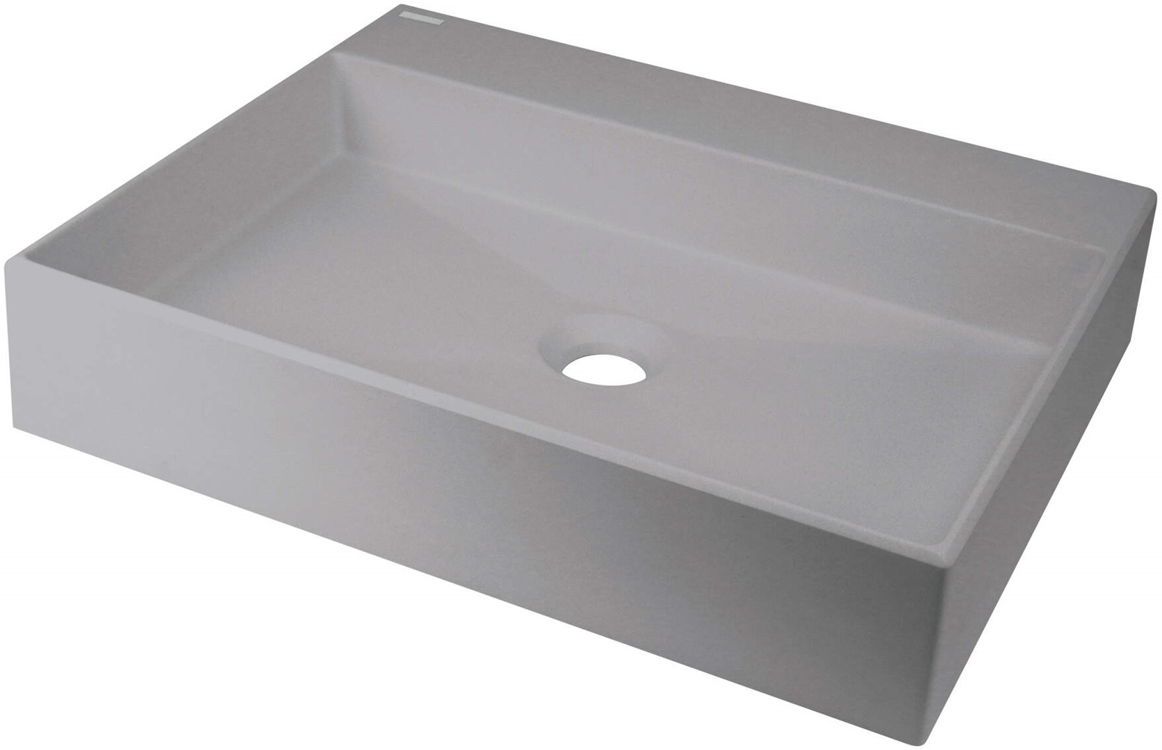 Granite countertop washbasin with space for a tap - 500x400 mm Granite countertop washbasin with space for a tap - 500x400 mm