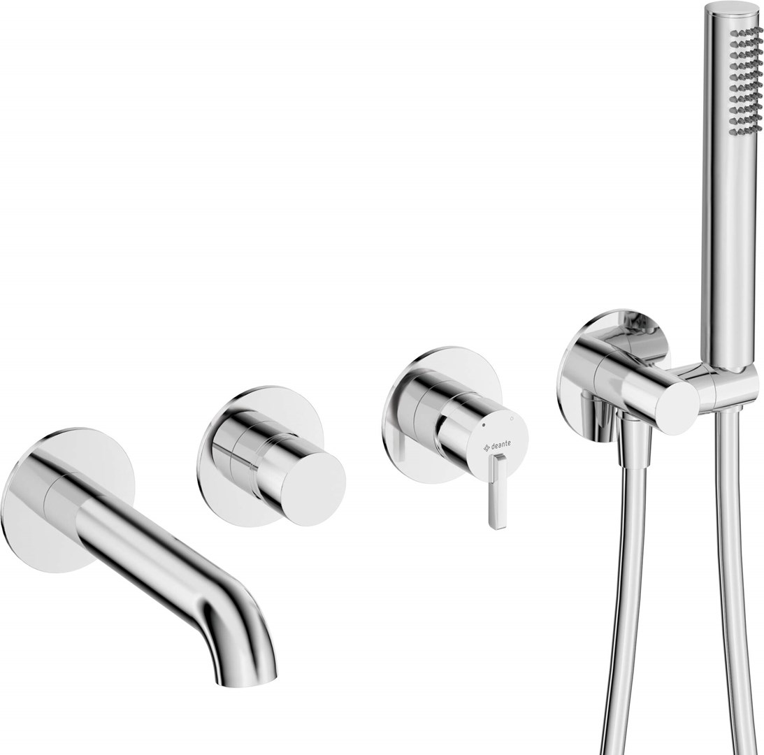 Concealed bath mixer with shower set Concealed bath mixer with shower set