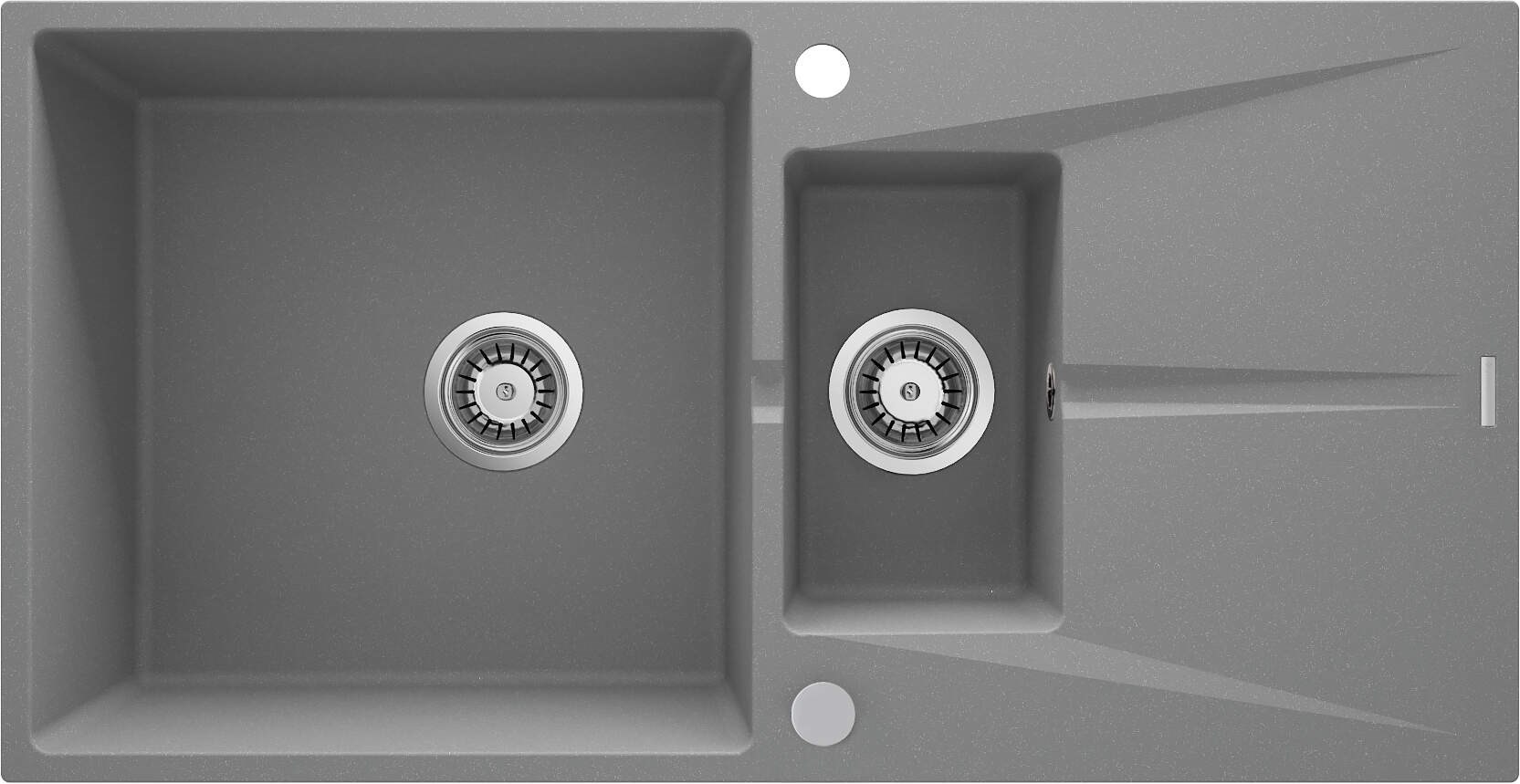 1.5-bowl granite sink with drainer 1.5-bowl granite sink with drainer