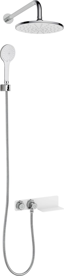Concealed shower set with thermostatic mixer Concealed shower set with thermostatic mixer