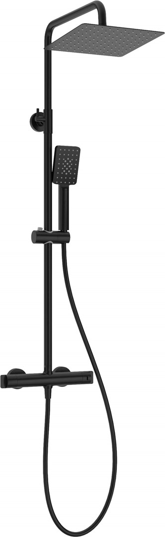 Rain shower with thermostatic shower mixer Rain shower with thermostatic shower mixer