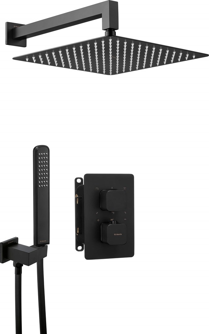 Concealed shower set with thermostatic BOX Concealed shower set with thermostatic BOX