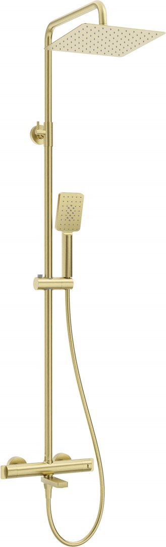 Rain shower with thermostatic bathtub faucet Rain shower with thermostatic bathtub faucet
