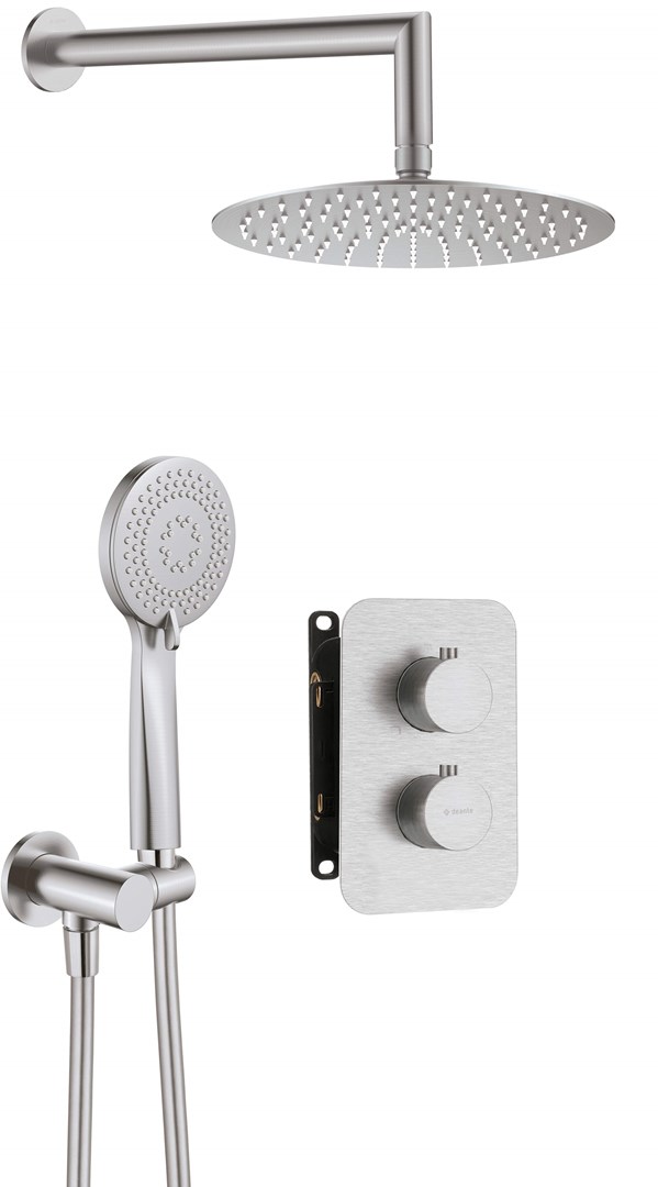 Concealed shower set with thermostatic BOX Concealed shower set with thermostatic BOX
