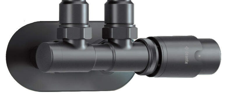 Thermostatic valve for bathroom radiator - right Thermostatic valve for bathroom radiator - right