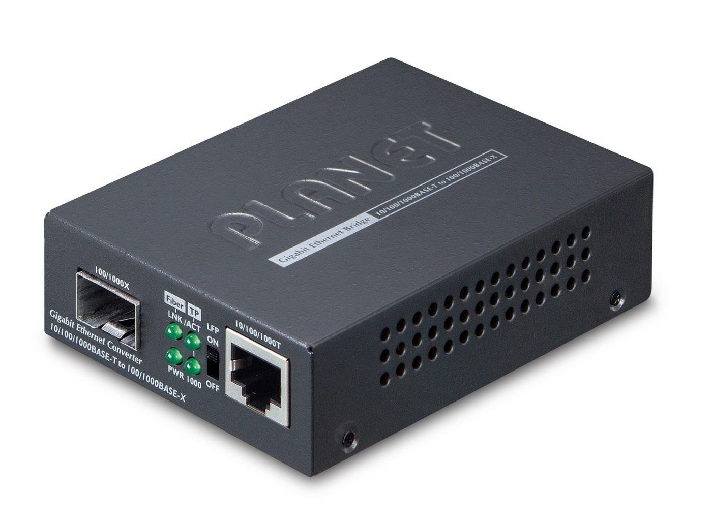 PLANET GT805A network media converter 1000 Mbit/s Multi-mode Black PLANET GT805A network media converter 1000 Mbit/s Multi-mode Black
